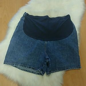 Baby and me Maternity Denim Shorts